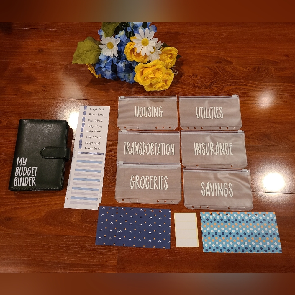 Black Budget Binder Gift Set